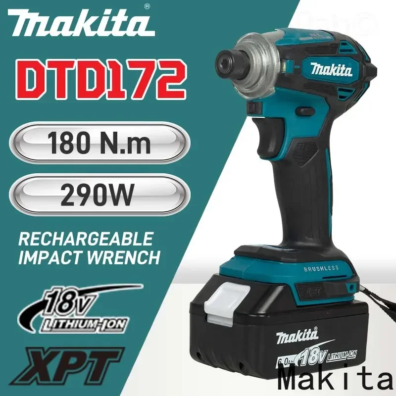 

MAKITA DTD172Z Lithium battery brushless impact driver memory function 4 mode screwdriver