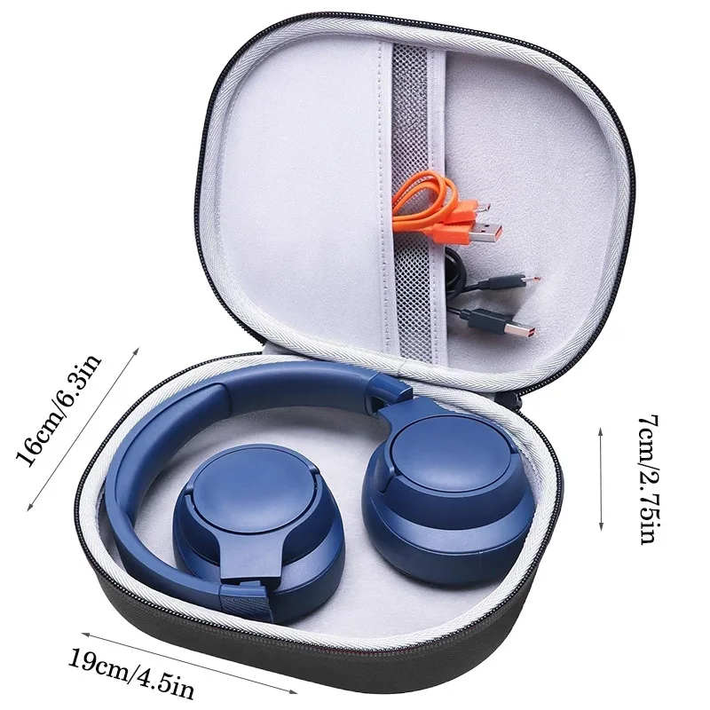 EVA Hard Case for JBL Live 770NC/660NC/650BT/400BT/500BT and JBL Tune 770NC/710BT/720BT/760NC Bluetooth Wireless Headphone image 6