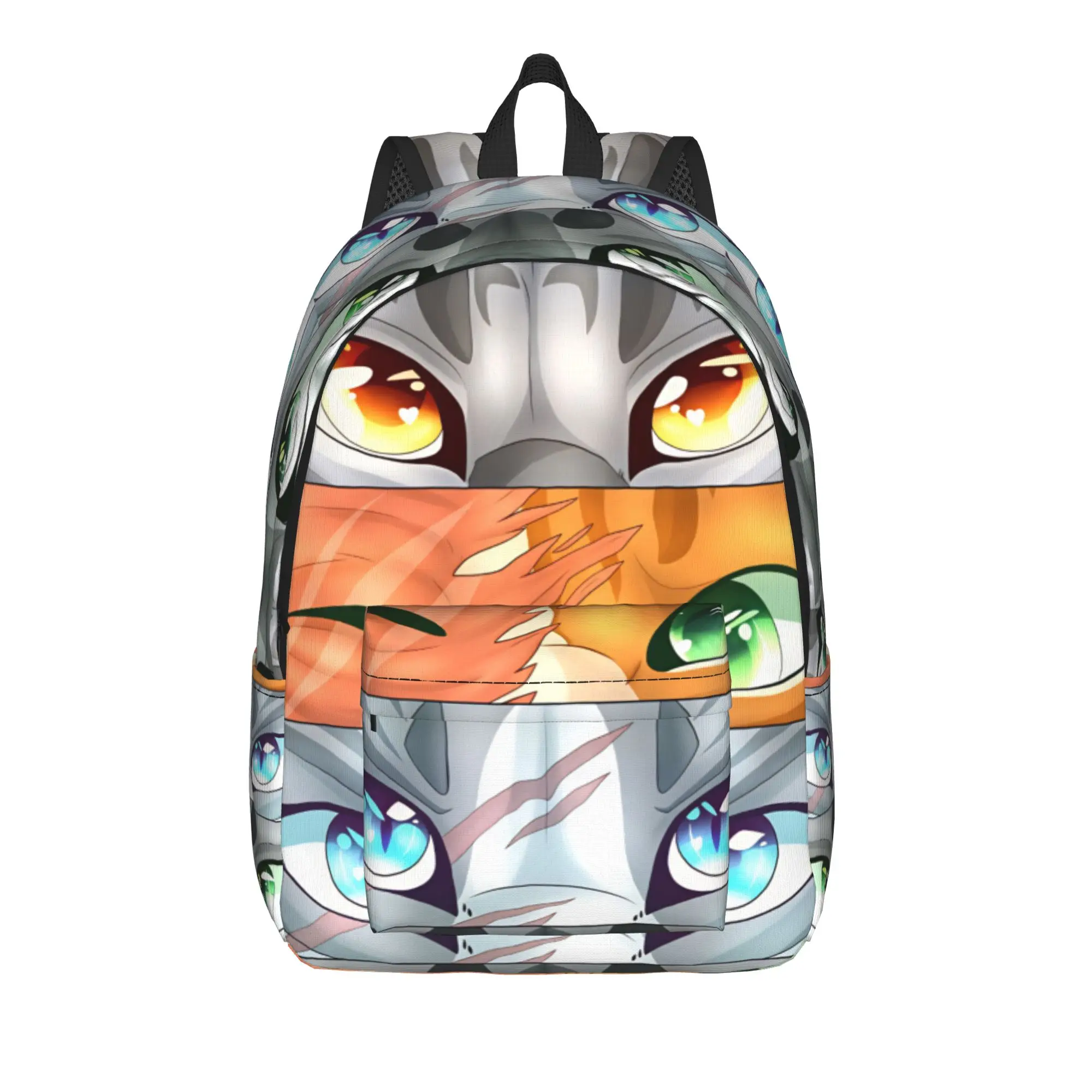 Four Warriors Warrior Backpack  Travel Backpacks Male Colorful Lightweight High School Bags Kawaii Rucksack