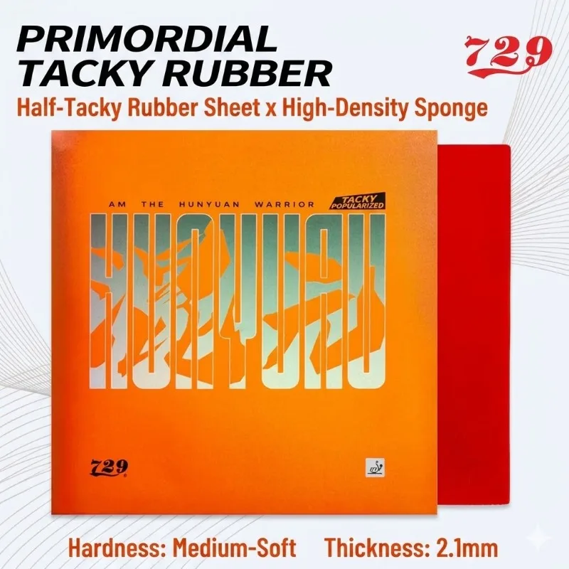 

729 Hunyuan anti-rubber with astringent texture universal high-density sponge suitable for both forehand and backhand