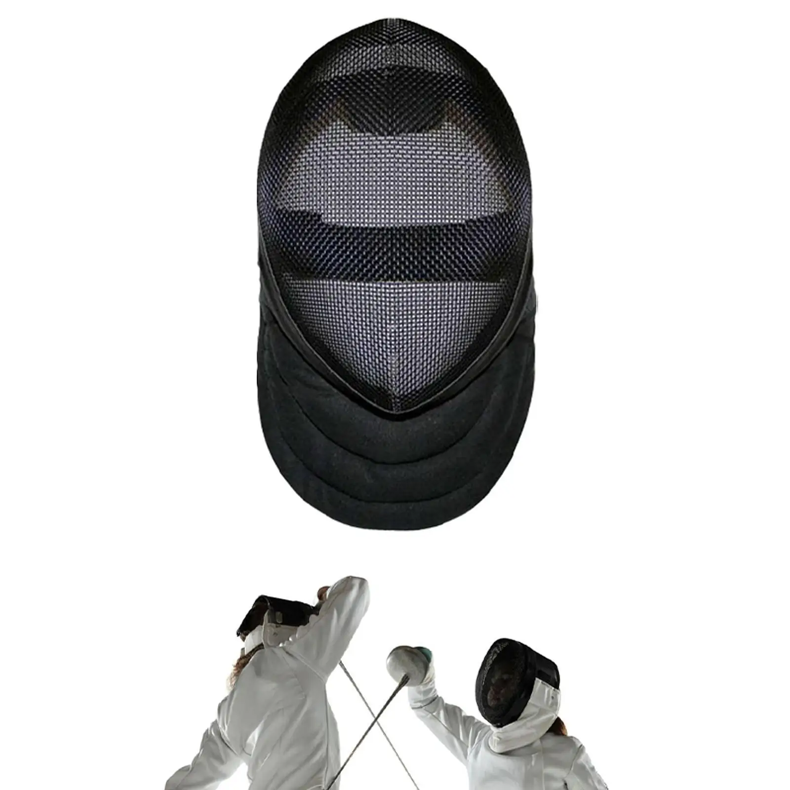 Esgrima Máscara Esgrima Capacete Protetor Engrenagem Esgrima Epee Guard para Prática Diária