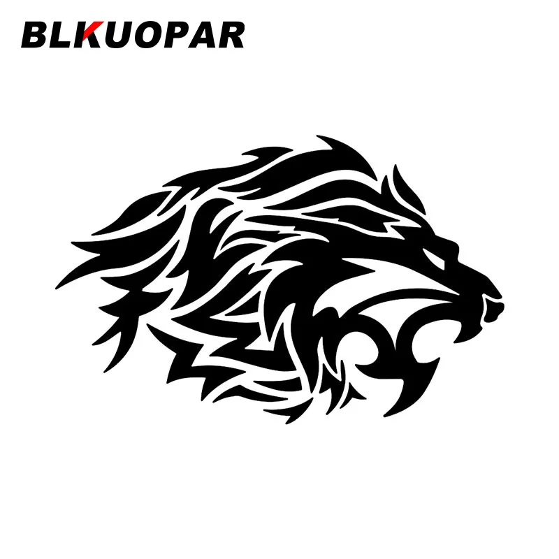 

BLKUOPAR Lion-tattoo Funny Car Stickers DIY Personality Decal Scratch-Proof Air Conditioner Decoration Surfboard Car Goods