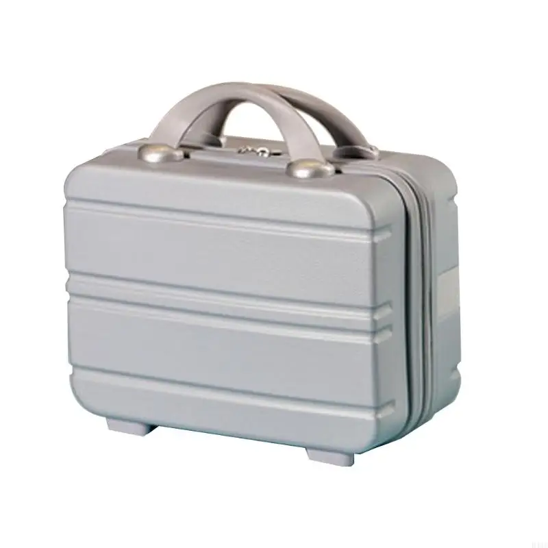 D46C Travel Hand Luggage Cosmetic for Case Small Makeup Carrying Mini Suitcase