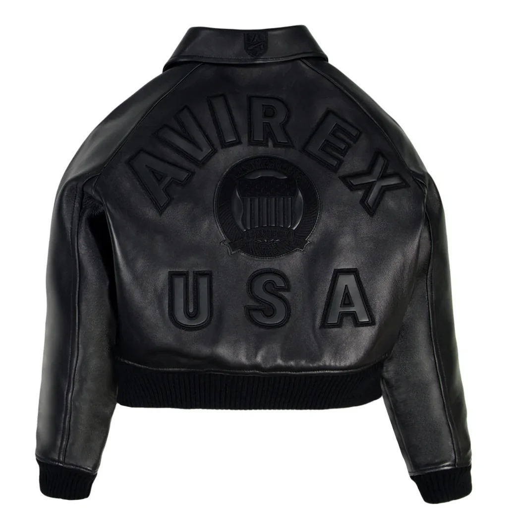 AVIREX 2025 Autunno Nuovo Arrivo Pelle di Agnello Europeo Classico Breve Icona Giacca da Donna in Vera Pelle Cappotto Moda Casual Magliette E Camicette