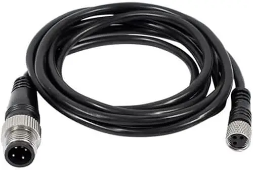 M12 4-Pin A Code Male to M8 3-Pin Female Sensor Actuator Cable 2M, IP67 Waterproof Shielded Cable for Industrial Automation