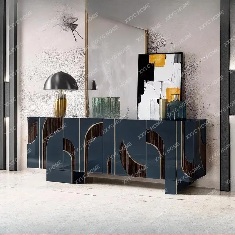 Entry foyer decorative cabinets, modern bedroom geometric personalized lockers