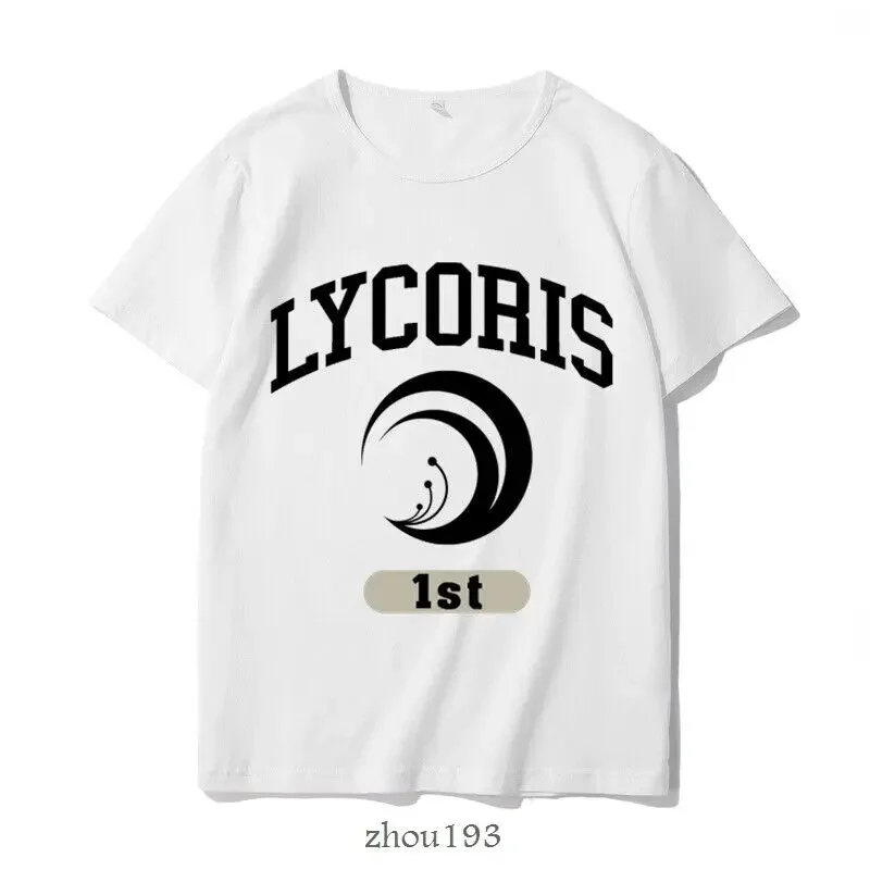 Anime Lycoris Recoil Chisato Nishikigi Cosplay Unisex Short Sleeve T-shirt Z02