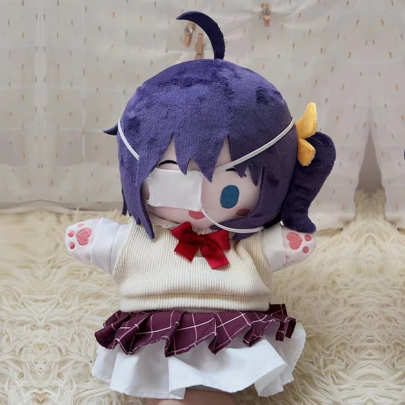 

Take on Me Love Chunibyo Takanashi Rikka, плюшевая ручная кукла, аниме, хлопковая кукла, игрушки, подарок, мультяшные периферийные устройства, милый рождественский подарок