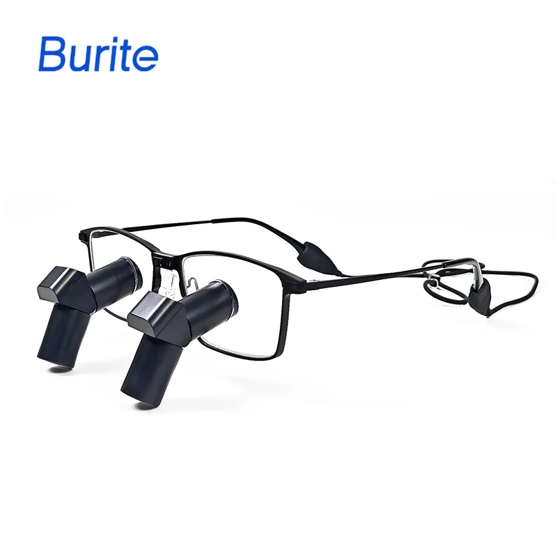 Burite New TTL4.5X Ergonomic Design 4.5X Ergo Prism Loupes Dental ENT Surgical IPD Customized binocular loupes（ERGO-TTL-4.5X)