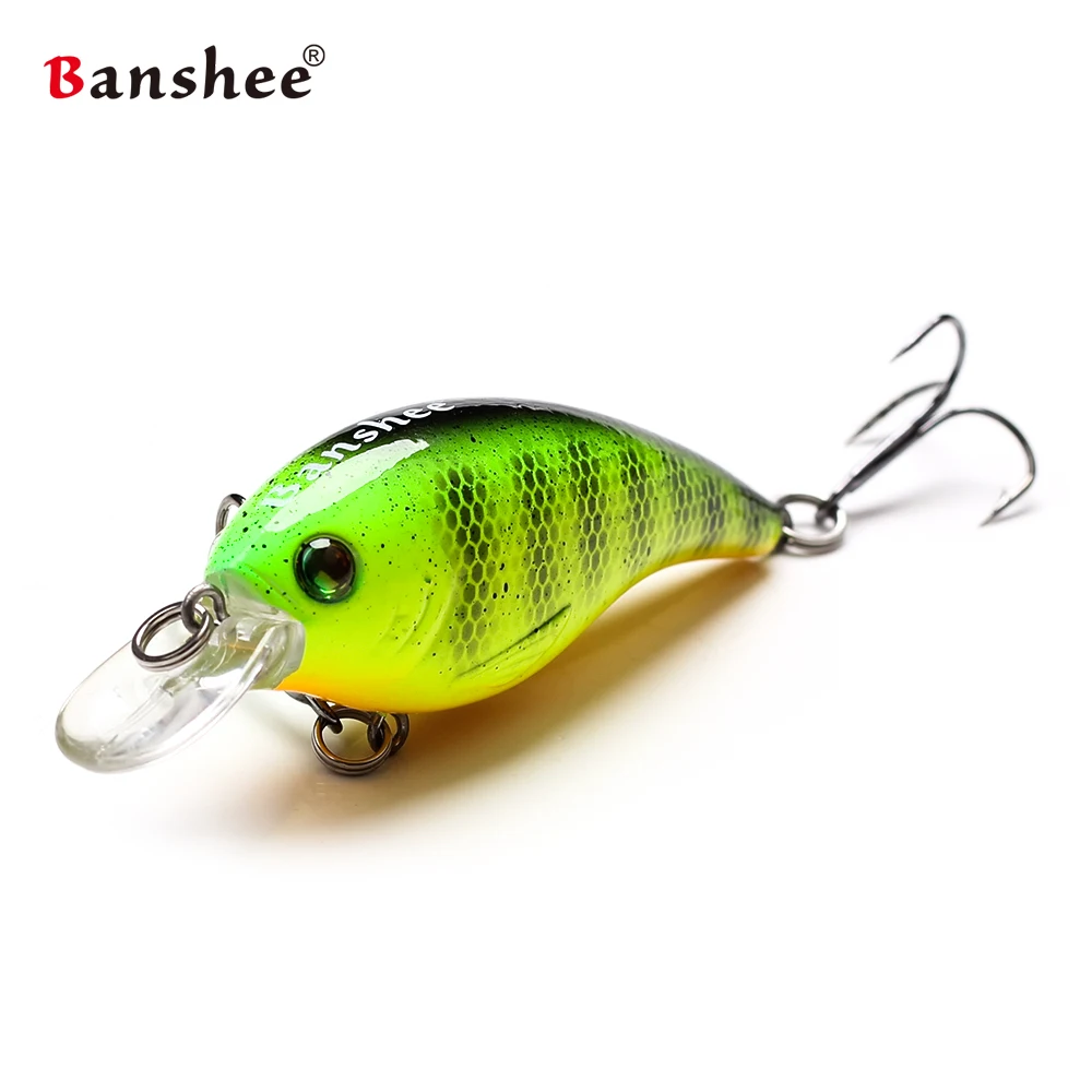 6Pcs/lot  60mm 10g  VC01 Diving  Floating Fishing Lure Rattle Sound Wobbler shallow Crankbaits Hard Artificial Bait