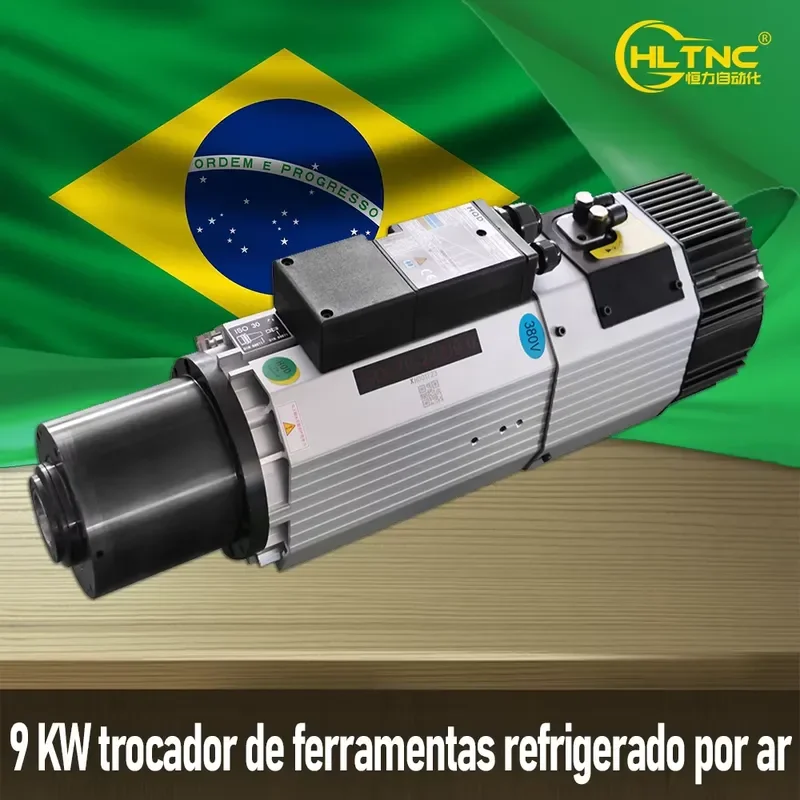 AP01 9KW ISO30 Air Cooled ATC  - Spindle Motor review and price