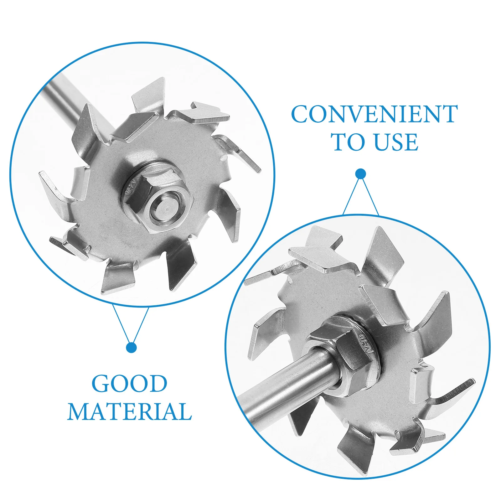 

Stainless Steel Paddle 5cm Laboratory Stirrer Mixer Rod Disc 8mm Hole 8x200mm Rod Lab Chemistry Tool Mixing Performance