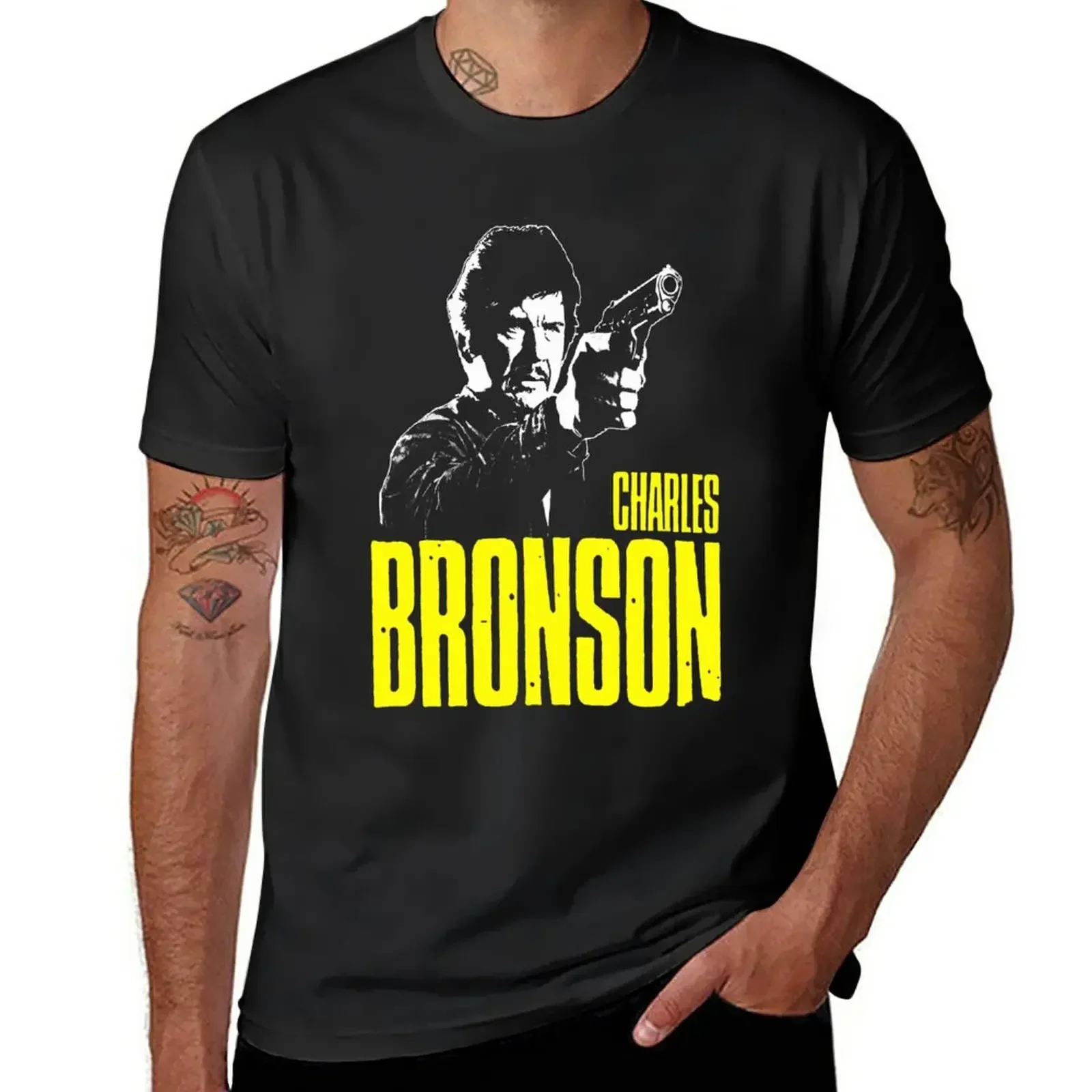 Charles Bronson T-Shirt oversized oversizeds vintage clothes mens vintage t shirts for mens designer clothing new in tops & tees