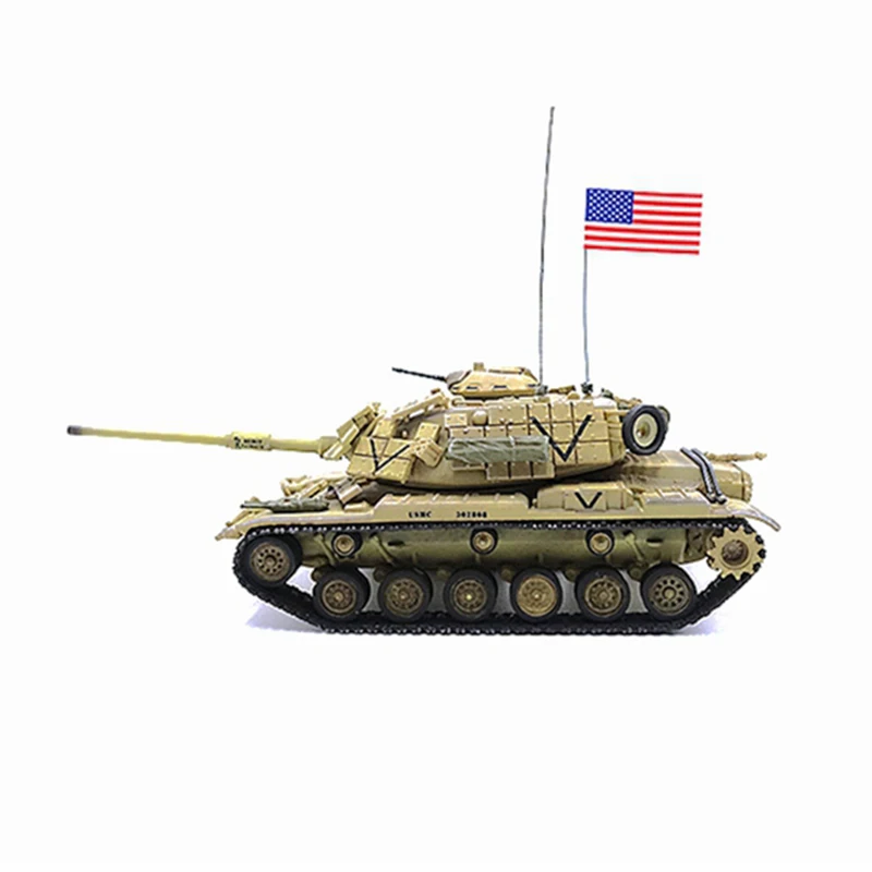 

Diecast Us Army M60A1 Militarized Combat Fitted A Tank Alloy Model 1:72 Scale Toy Gift Collection Simulation Display Decoration