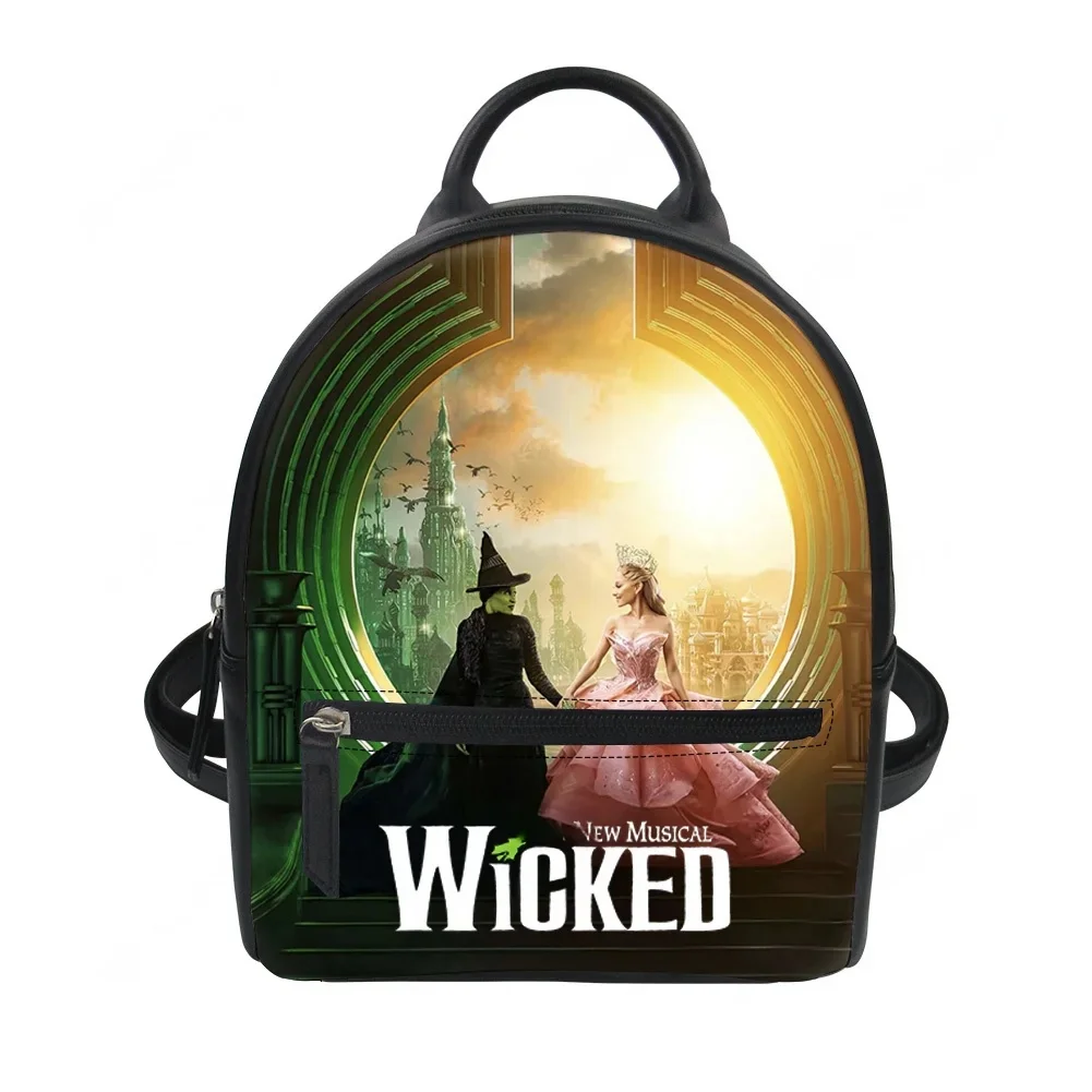 

Wicked the Musical Custom Mini Small Backpack Purse Carter Schoolbags Double Shoulder Bag Mini Daypack Leather Travel Bag