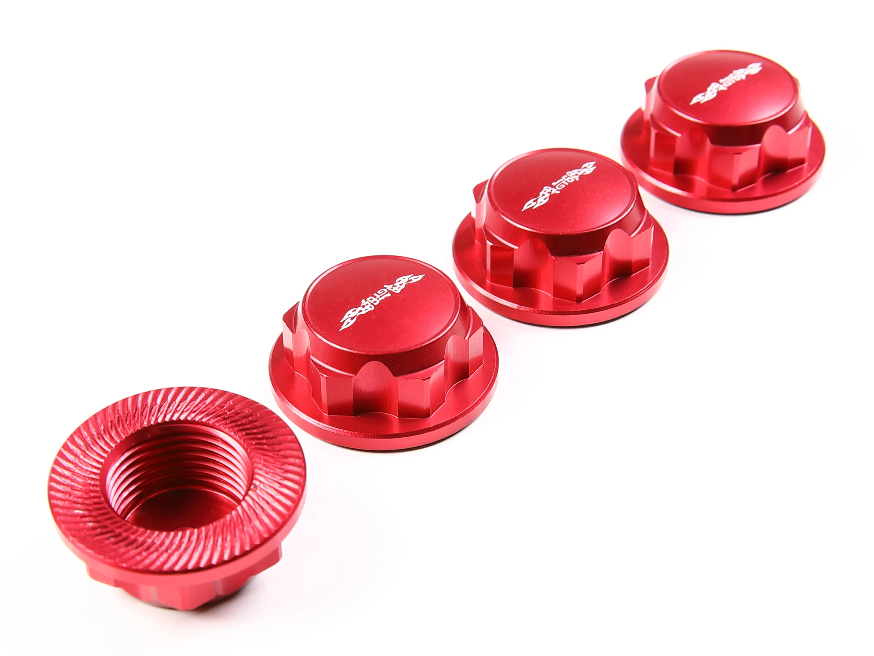 GTB CNC Aluminiowe przedłużacze / nakrętka 50 mm do 1:5 RC Car LOSI DBXL MTXL DBXL-E /2.0 Część do modernizacji