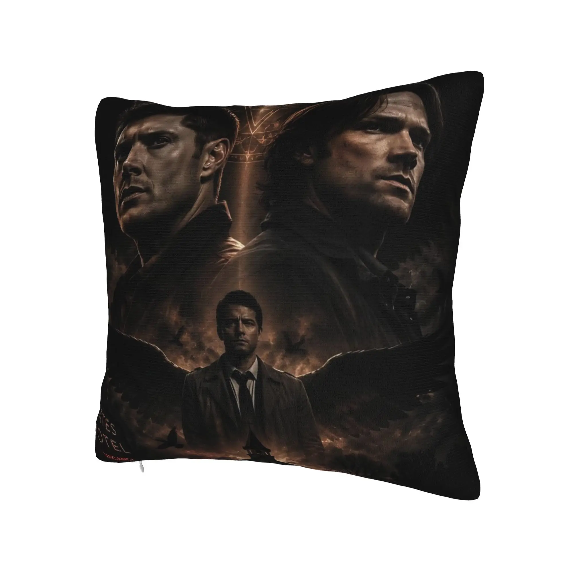 TV S-Supernatural Pillowcases Merch Soft Cushion Cover Decorative  Pillow Case Cover Car Multi-Size