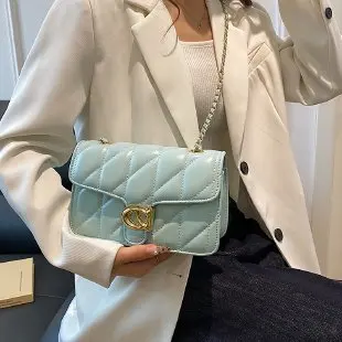 

Rhombus Simple Magnetic Buckle Bag Armpit Bag, Small Square Bag, Luxury Brand Single Shoulder Handheld Women's Bag Crossbody Bag