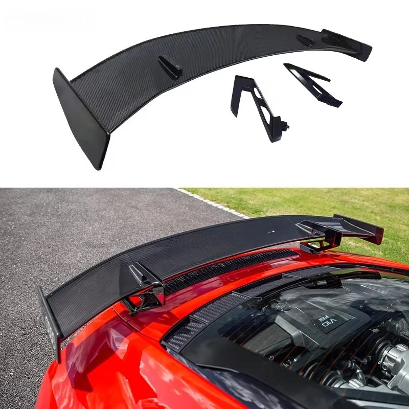 Excellent Fit for the Au-di R8's High Quality Carbon Fiber Single Deck Performance Rear Spoiler Wing Sporty Style