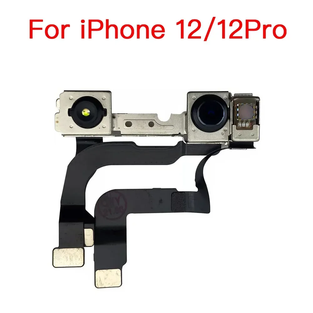 Front Camera Module Flex Cable Replacement Part for IPhone 7 8 Plus X XR XS 11 12 Mini Pro Max NO Face ID