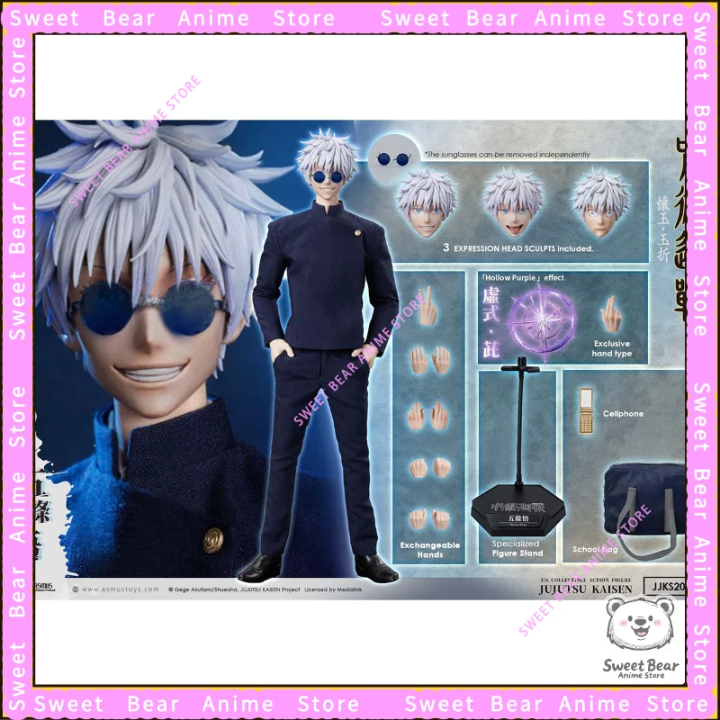 ASMUS Jujutsu Kaisen Satoru Gojo Suguru Geto JJKS201 Figur Aksi Versi Pakaian Kasual Skala 1/6 Model Anime Mainan Trendi Boneka