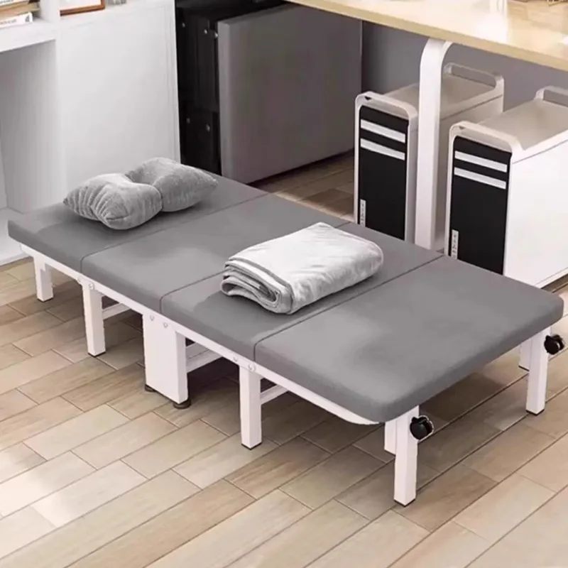 Folding single bed lunch break bed office nap portable and simple