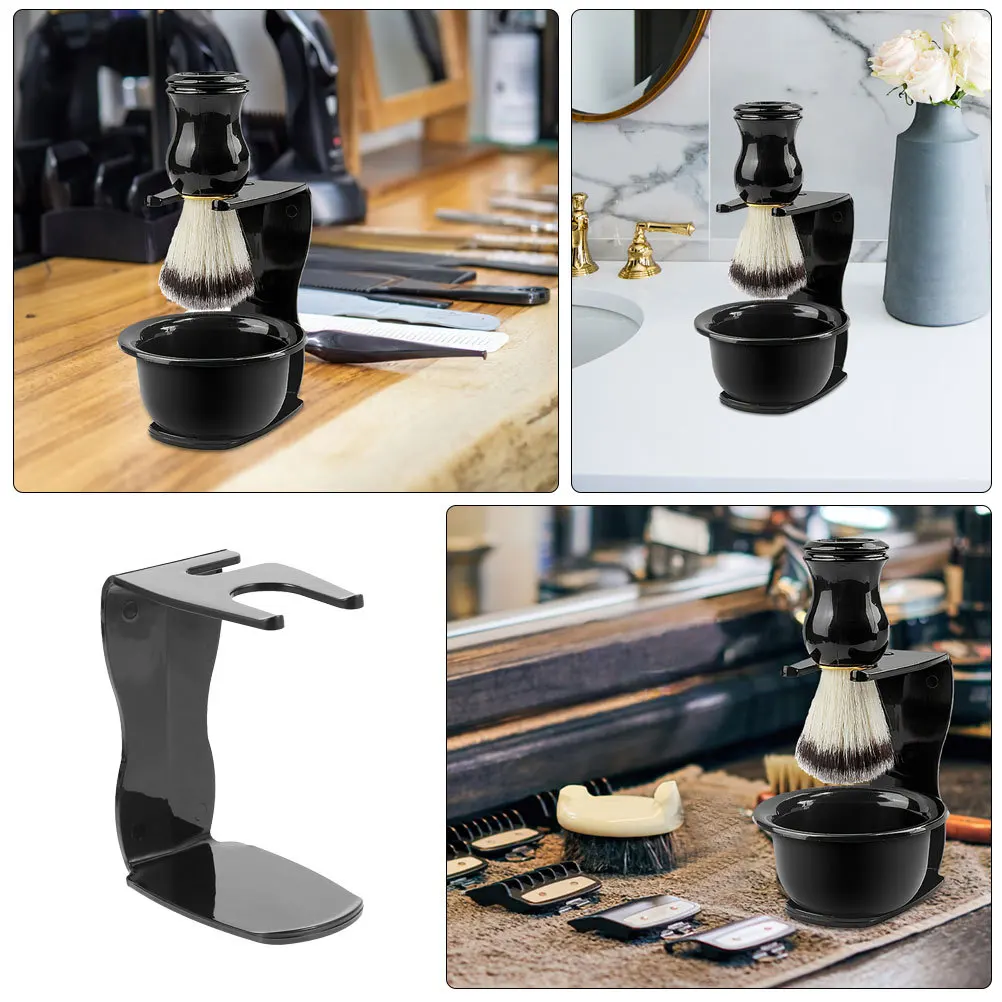 

3Pcs Grooming Razor Holder Stand Compact Stylish Shaving Brush Organizer Bathroom Travel Shaving Gear Storage Razor Holder Stand