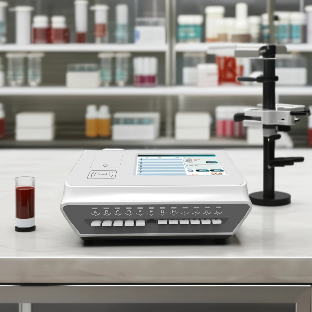 Multi-Channel Fluorescence Immunochromatographic FIA Analyzer Plastic  Analyzer Electric Power Source