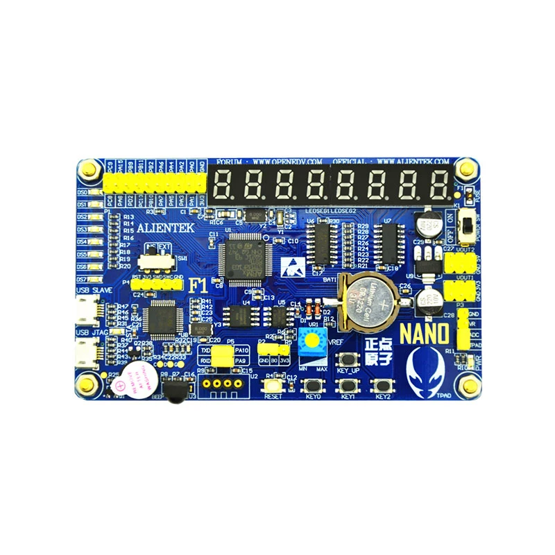 Scheda di sviluppo atom Nano STM32F103RBT6 puntuale a bordo STLINK ST Education Alliance designation