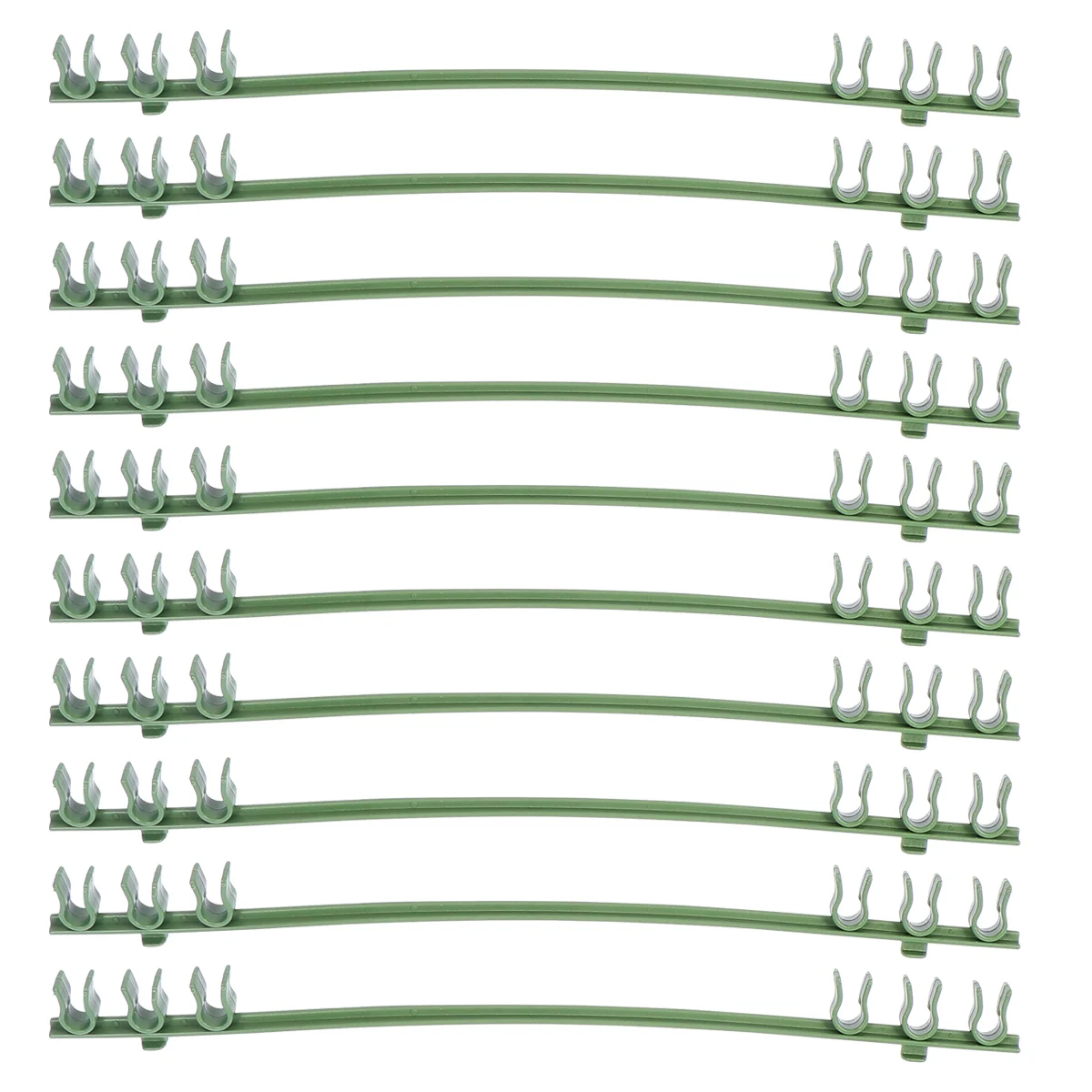 

50pcs Plastic Cross Arm Buckle Tomato Cucumber Vine Clip Garden Climbing Support Stake Joint Trellis Plant Cage Lightweight