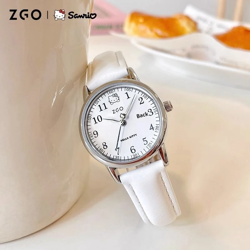 2024 New Cartoon Watch Female Middle High School Watch Fashion Black White Silent Waterproof Quartz Watch Girl Birthday Gift