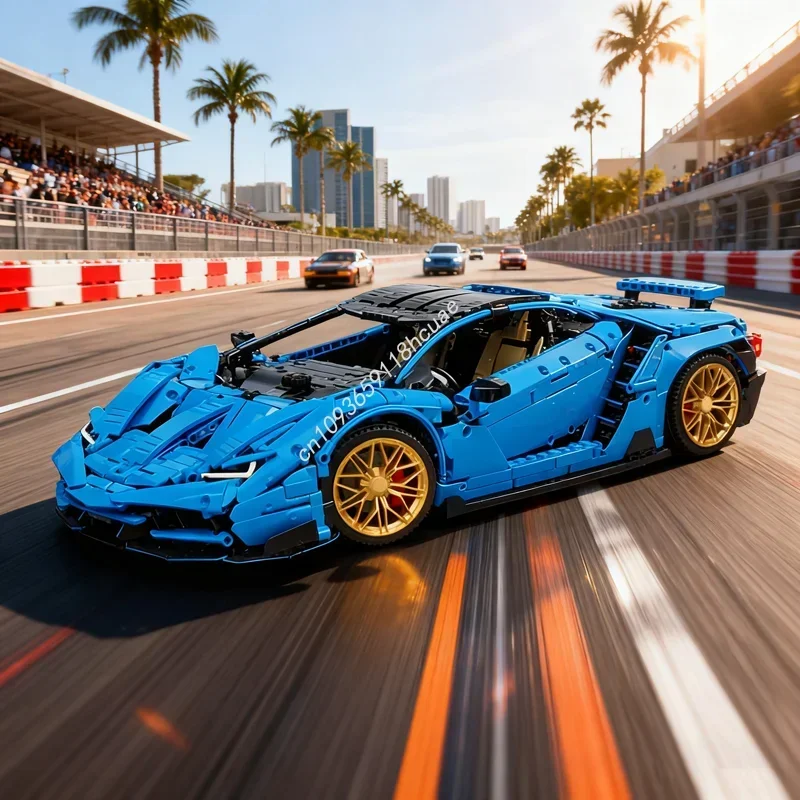 

3789pcs MOC Lamborghiniesed Centenario 1 8 Technical Model Building Toys Blocks Assemble Festival Gift DIY Brick Birthday