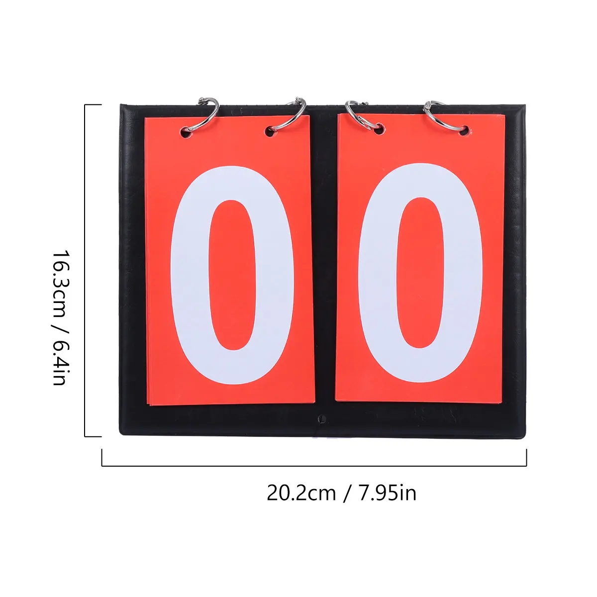 Basketball Scoreboard 2-Digit Score Flipper Manual Double-Sided Match Scoreboard for Sports Games Including Basketball
