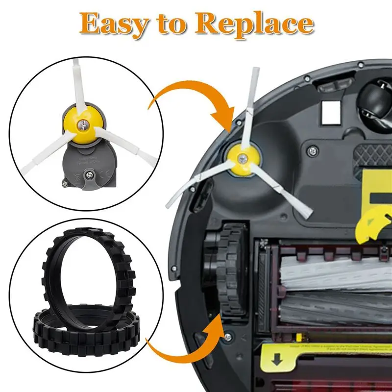 ABWR-Side Brush Motor Module Part Replacement Compatible For Irobot Roomba 500 600 700 800 900 I7 E6 E5