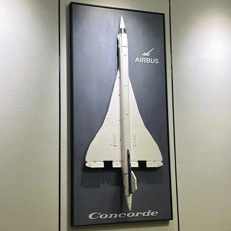 

2083pcs City Concorde Passenger Passenger Aircraft Large Creative Decoration Puzzle Building Blocks Toys Gifts Compatible 10318