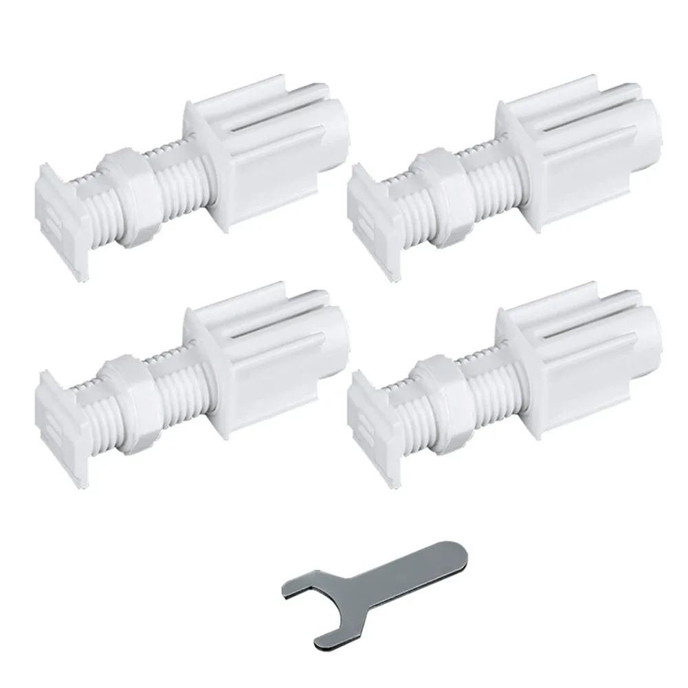 4Pack Adjustable Blind Brackets Kit Twist Fit No Drill Window Installation Bracket For Venetian Blinds For Kitchens/offices