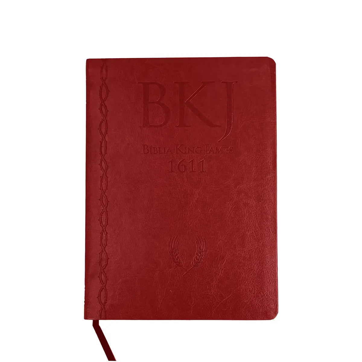 Overextended Ultrafine 1611 King James Bible-BKJF-Red PU Cover