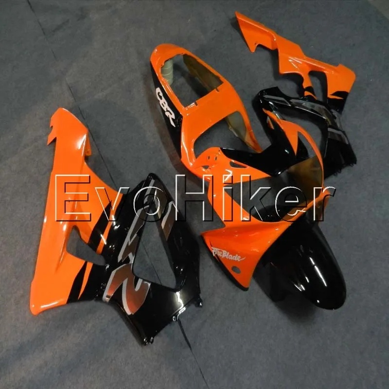 

injection Fairings kit for CBR929RR 2000 2001 orange black CBR900RR 00 01 ABS Plastic Bodywork Set