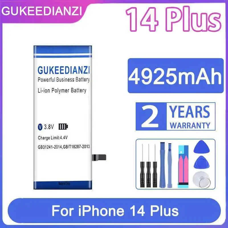 

4925Mah Environmentally Friendly Mobile Phone Battery For Apple Iphone 14 Plus