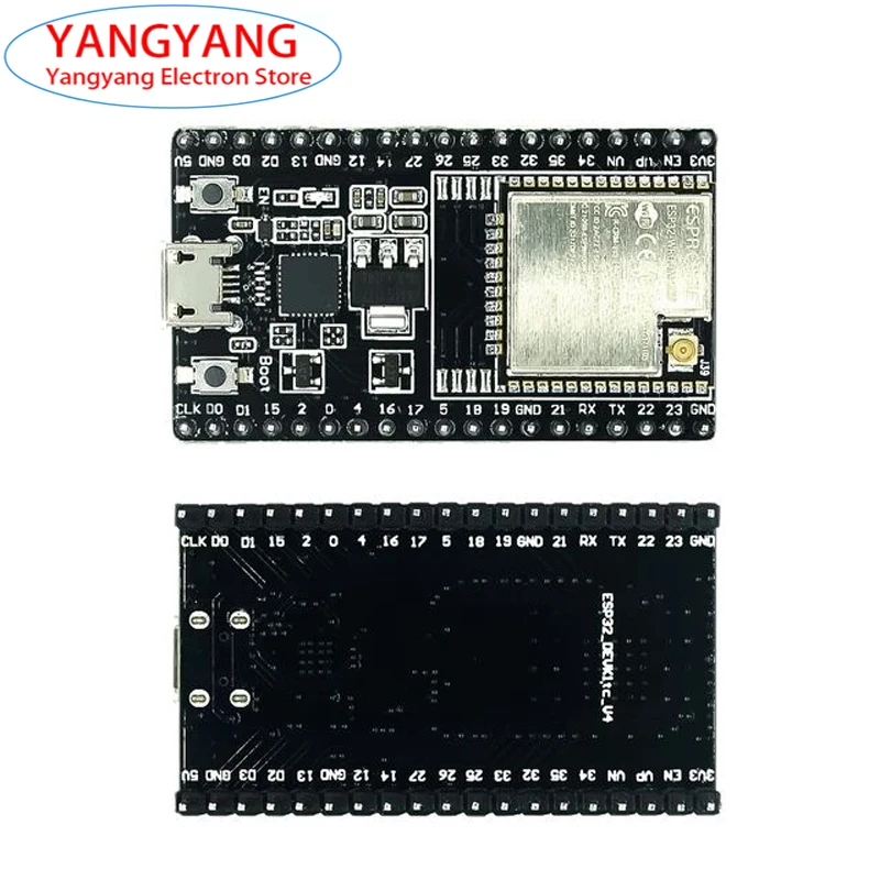 الأخضر الأسود WROVER ESP-WROOM-32D ESP-WROOM-32U ESP32-DevKitC مجلس التنمية وحدة MCU-32 ESP8266 WIFI بلوتوث قام المحفل عقدة جديد
