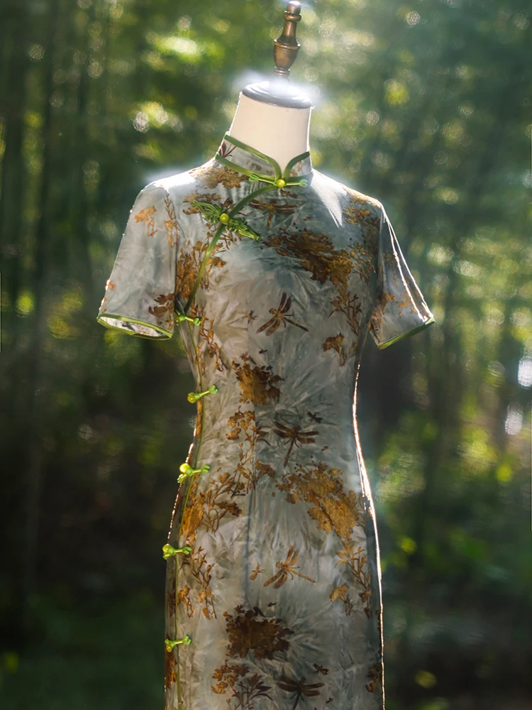 

Новинка! Женская бархатная одежда для весны и лета: молодежная, стройнящая, красивая, повседневная, в китайском стиле.