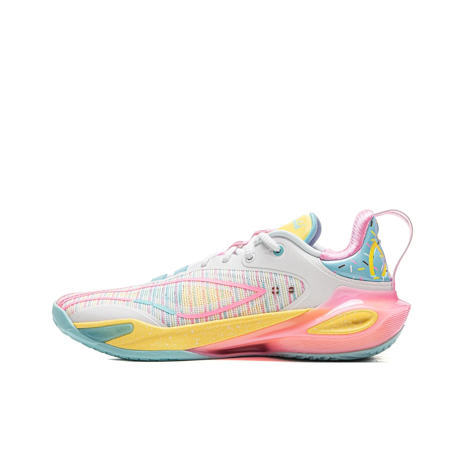 Li Ning Flash Strike 11 TPU Cushioning Abrasion Resistant Cushioning, Wear Resistant Low top Basketball Shoes Men's ABAU053-71
