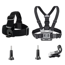 Chest Strap Head Strap Belt For GoPro Hero 12 11 9 8 7 Black Xiaomi Yi 4K Sjcam Sj4000 Insta360 Action Camera Accessories Mount