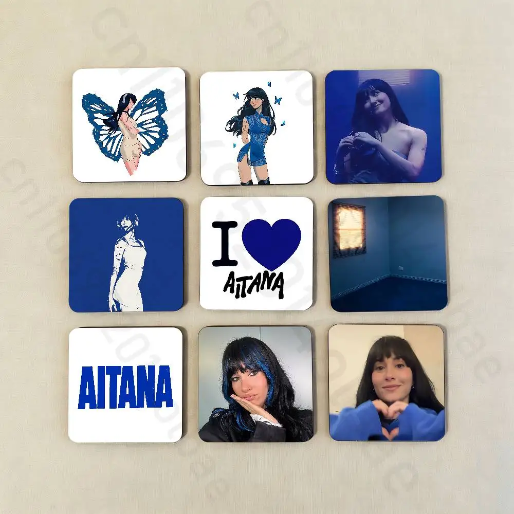 

A-Aitana Cuarto azul Fridge Magnet Personalized Magnetic Durable Plastic Square Picture Surface Fridge Magnets