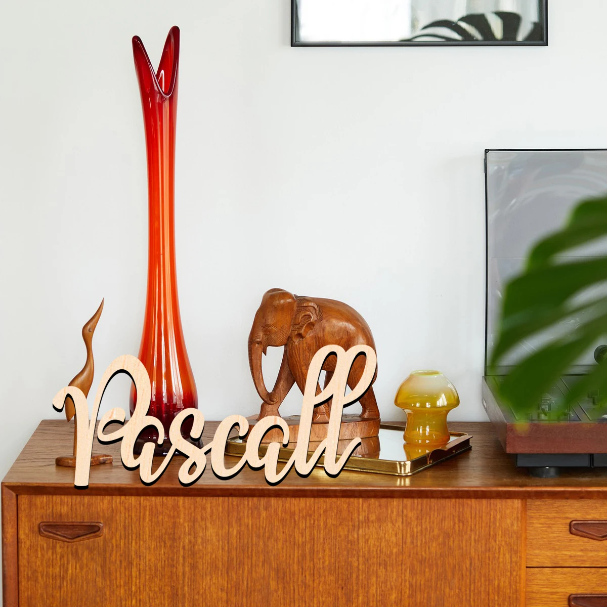 

1PC Durable Customizable Name Wooden Sign For Kids Room Decor Handcrafted with Custom Plaque Elegant Cursive Lettering