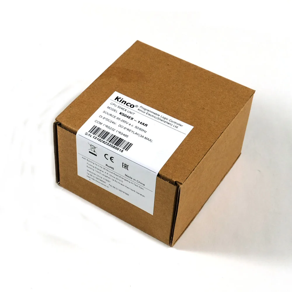 Kinco-controlador programable PLC serie K5, controlador programable, K504EX-14AR, K504EX-14AT, K504EX-14DR