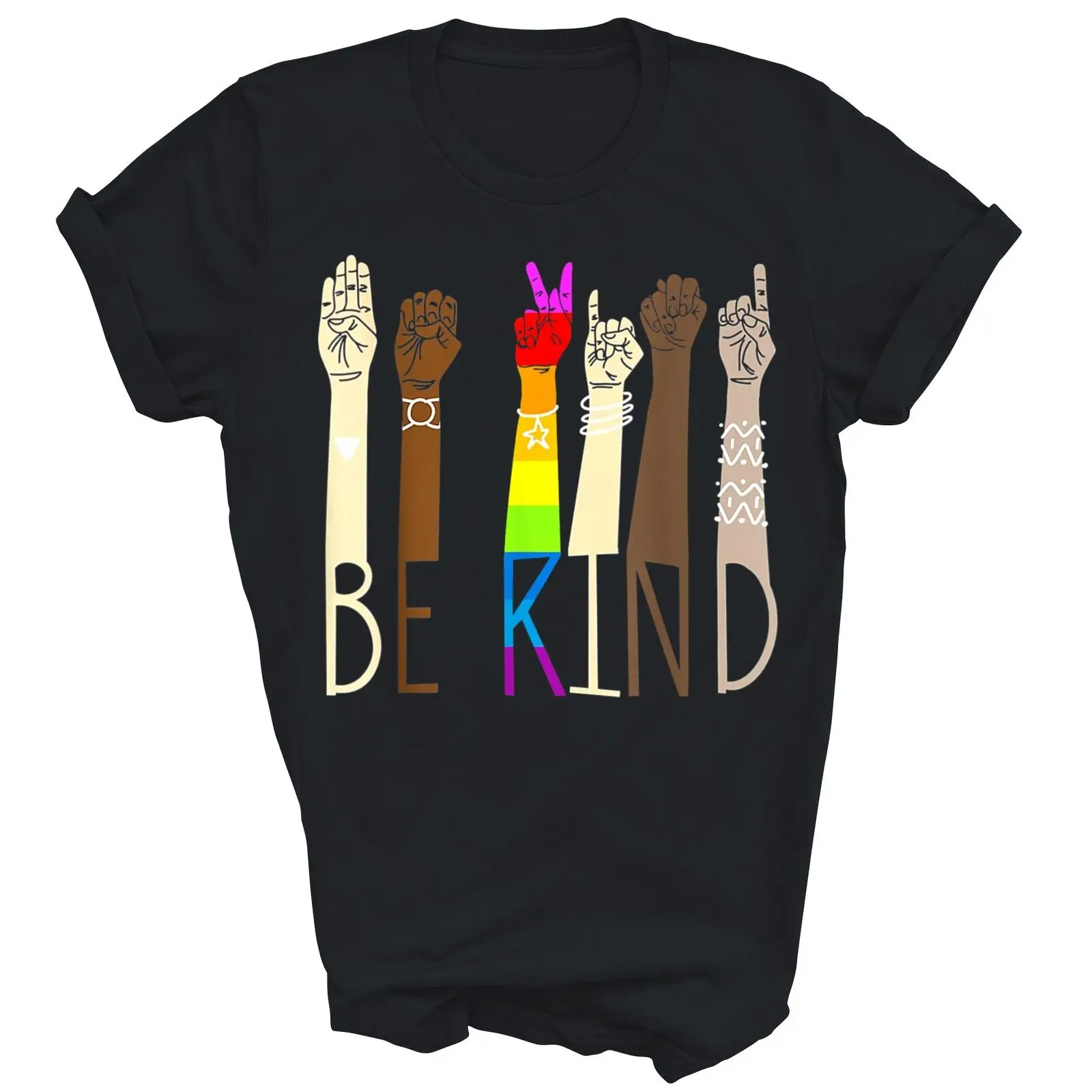 

Be Kind Sign Language Hand Talking ASL Lgbt Unisex Shirt
