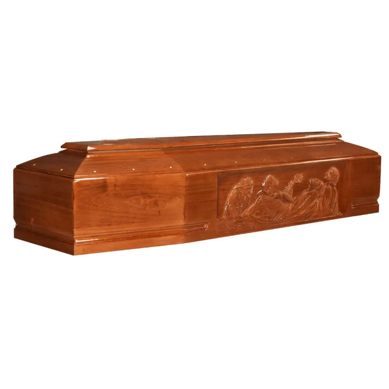 

Custom Size Solid Wood Coffin Birthday Box Funeral Supplies Wooden Coffin