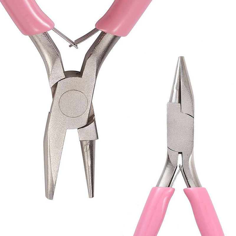 Precision Concave Curved Nose Pliers Multi Function Wire Shaping Pliers Ergonomic Hand Jewelry Craft Supply