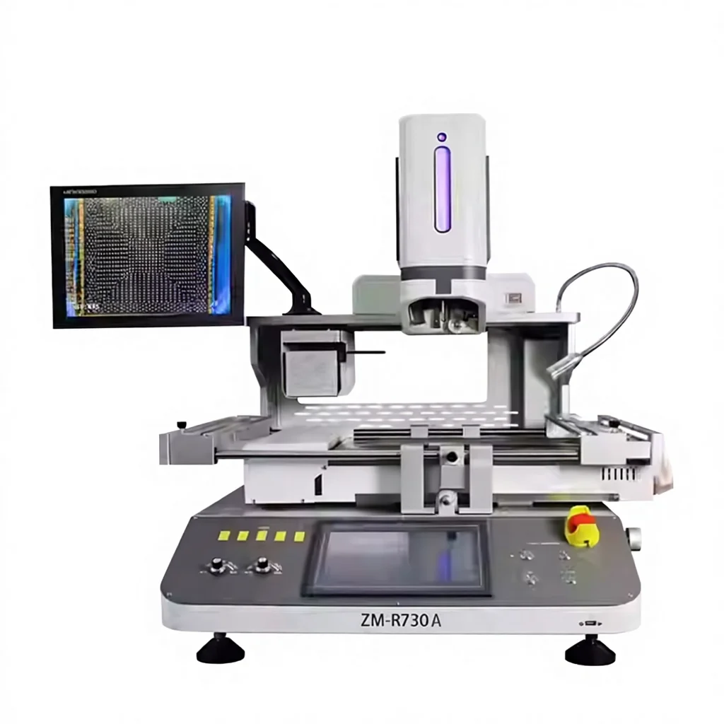 -R730A Big Board Optical Alignment Industrial BGA Rework Solder Station Semi-Automatic Soldering Machine 7.5KW for SMD Rework